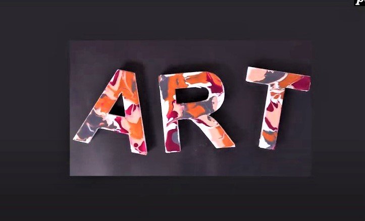 POURING EXPERIENCES - Lettres décoratives POURING EXPERIENCES - Lettres décoratives