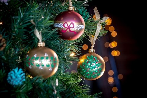 Boules de noël uniques