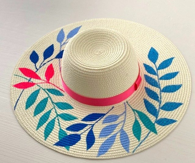 DIY chapeau d'été décoré