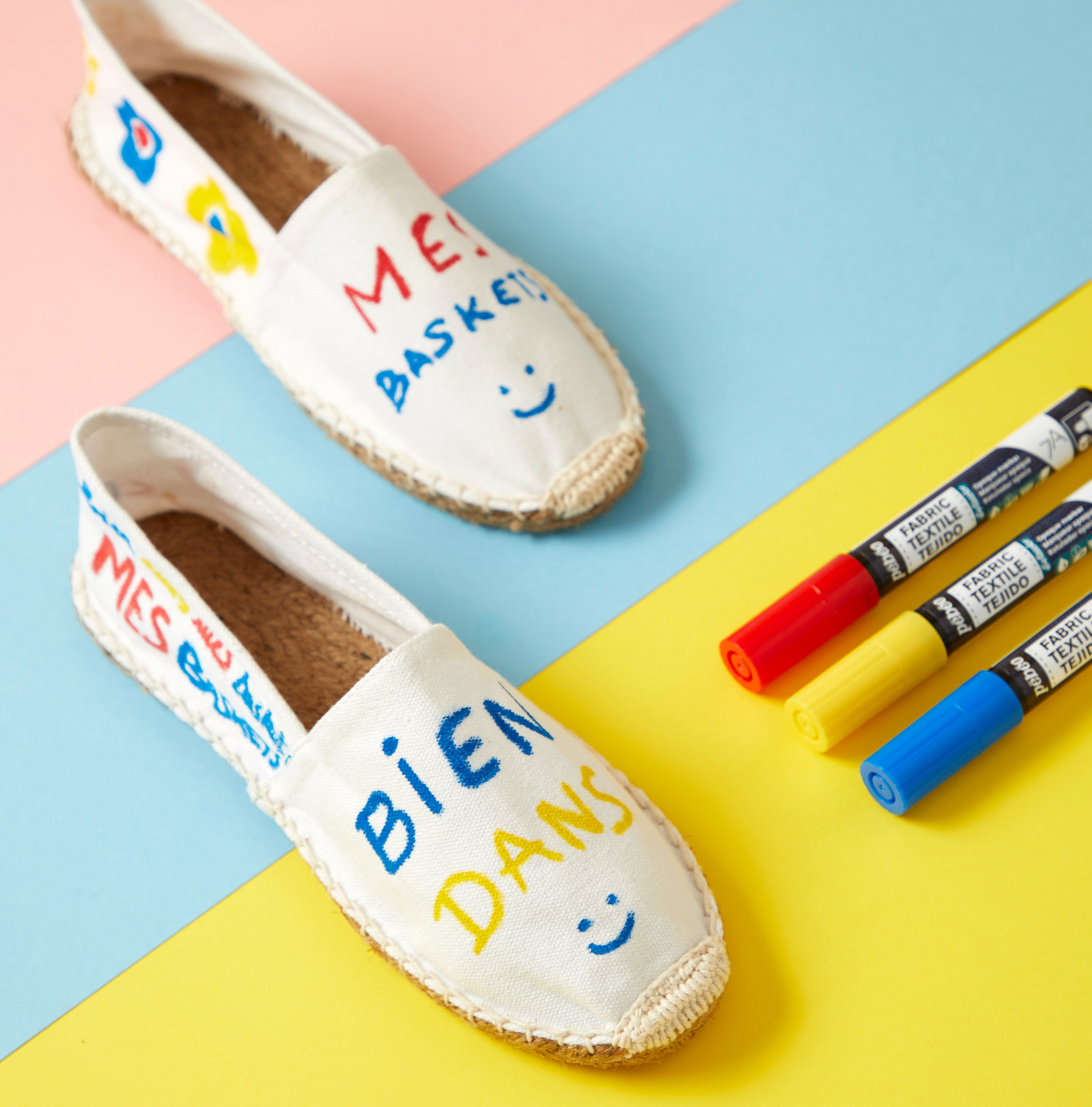 DIY upcyling espadrilles