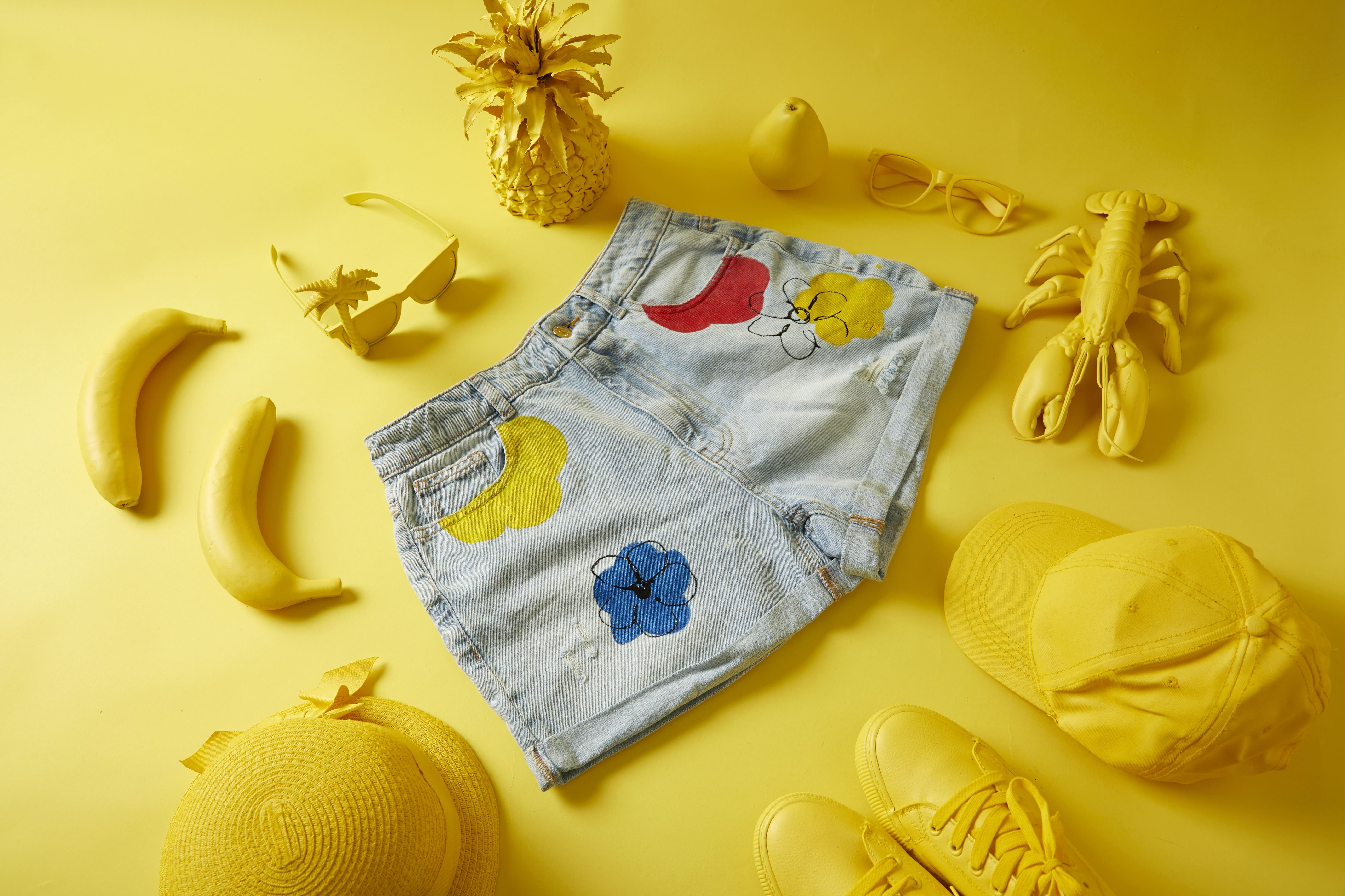 Short à fleurs