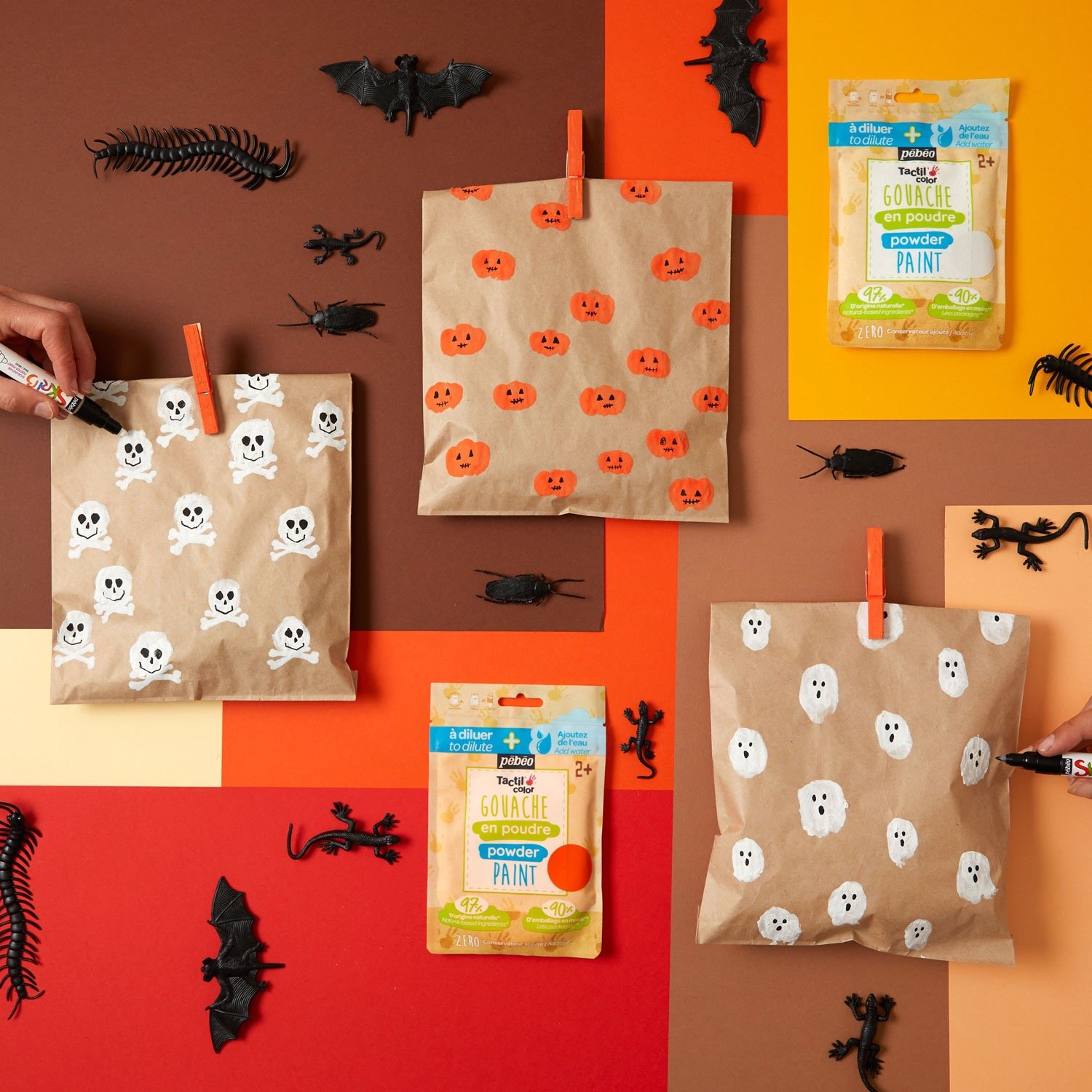 DIY sachets de bonbons Halloween