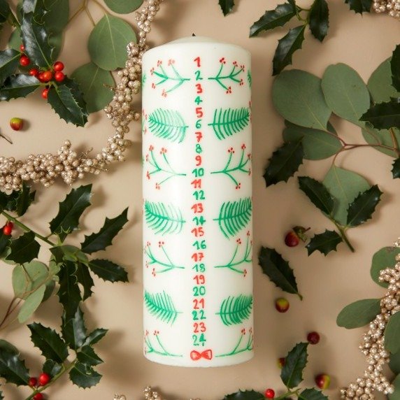 Customize the Advent candles