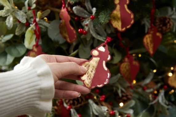 Adornos de pasamanería para el árbol de Navidad