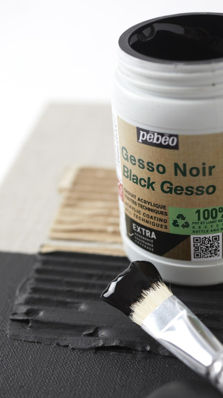 What's special about black Gesso Origin auxiliary? 🎨 

Black Gesso Origin auxiliary 🖤 is an ultra-covering and ...