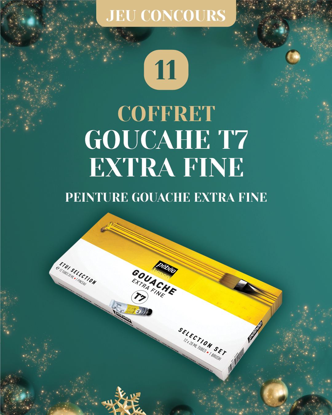 🎉 Jour 11: Coffret T7 extra fine🎉

Découvrez notre gamme de Gouache Extra Fine T7, à appliquer au pinceau sur...