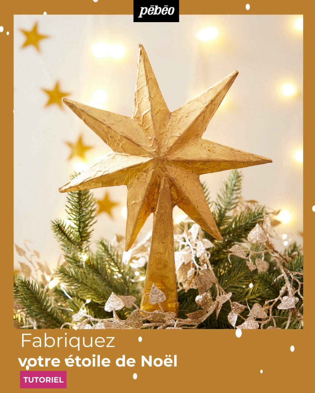 Let’s create a sparkling star for your Christmas trees together!

With modeling clay, gold leaf, and gilding adhesi...