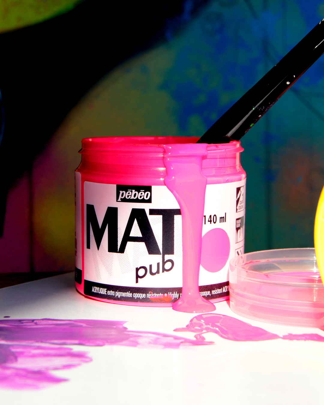 Mat Pub is a super matte, high-coverage acrylic paint specially designed for street art, customization, and creative ...