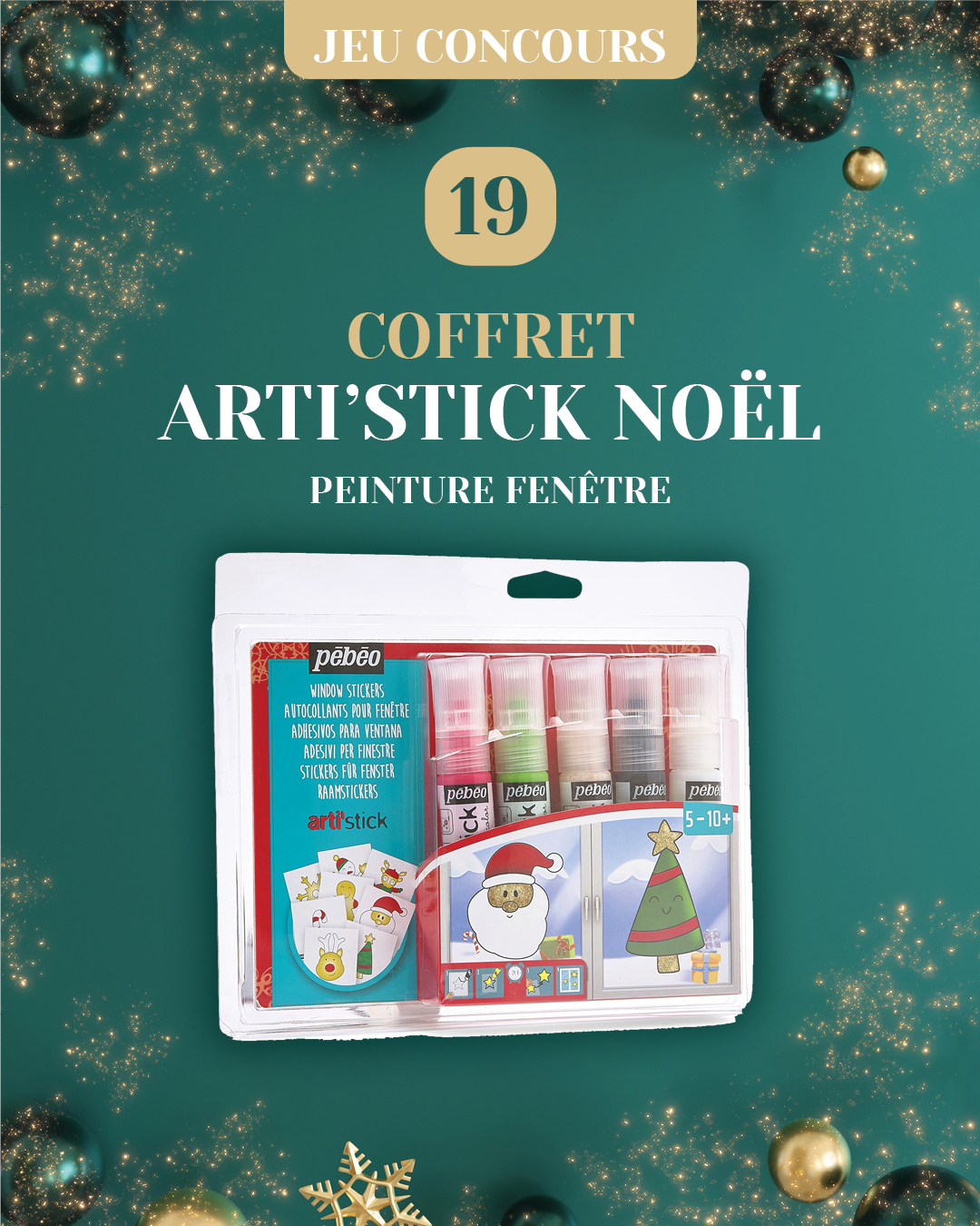 🎉 Coffret 19 : ARTISTICK NOEL 🎉

Chérissez vos petits artistes avec notre ARTISTICK KIT pour NOËL 🎄, qui p...